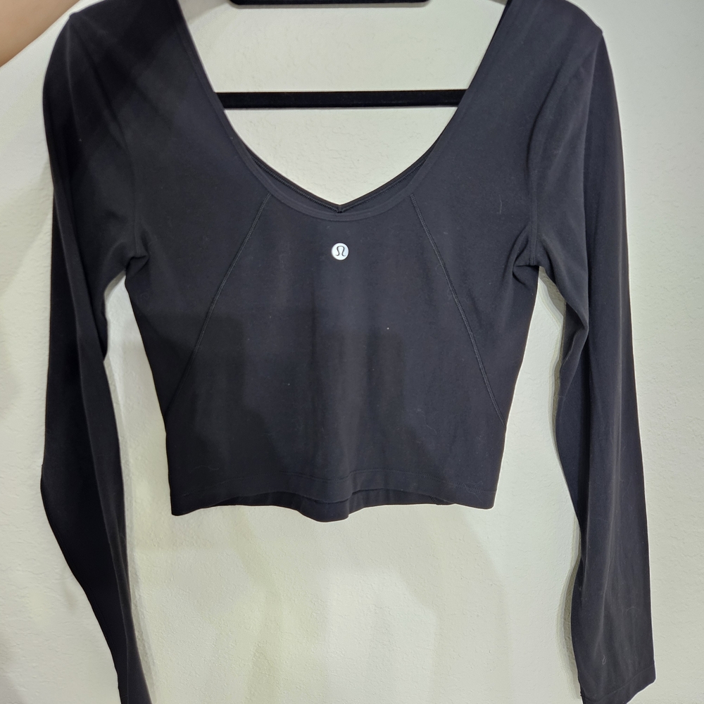 Lululemon Black Align Long Sleeve Top